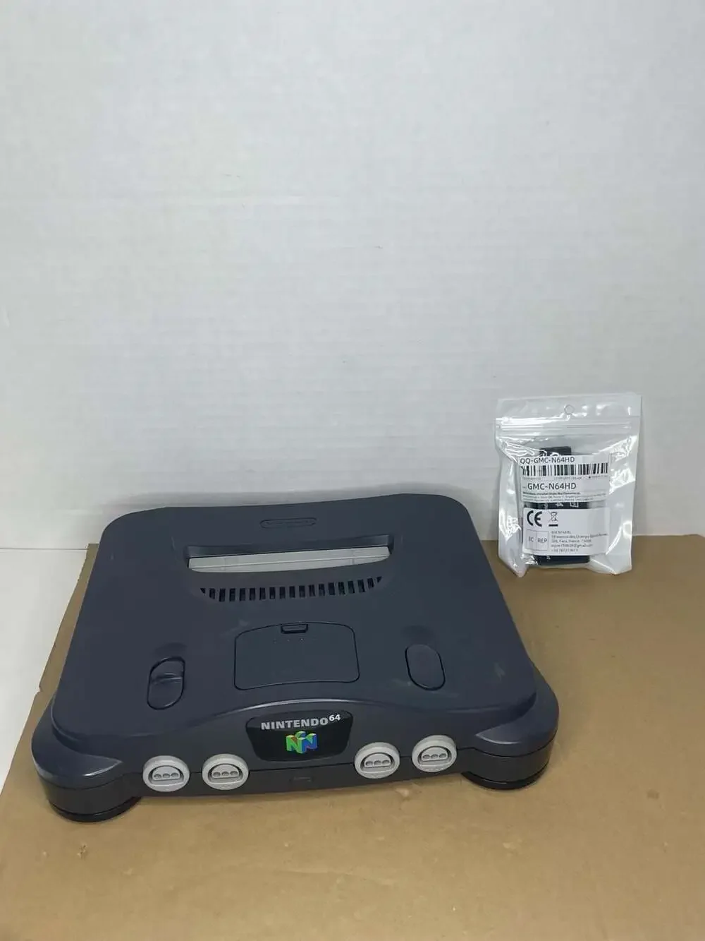 Region Free Nintendo 64 N64 Charcoal Gray Console System NUS-001 w/N64 to HDMI